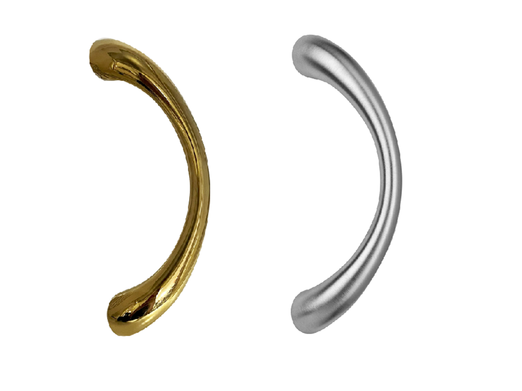 maniglione big zancato kts.png Maniglione Big zancato interasse 210 mm.230x50h varie finiture | kts - immagine 1
